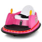 12V Electric Kids Ride On Bumper Car with Flashing Lights for Toddlers-Pink Cartsfy Inc.