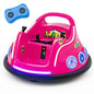 12V Electric Ride On Car with Remote Control and Flashing LED Lights-Pink Cartsfy Inc.