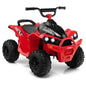 12V Kids Ride On ATV with High/Low Speed and Comfortable Seat-Red Cartsfy Inc.