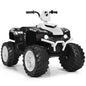 12V Kids Ride on ATV with LED Lights and Treaded Tires and LED lights-White Cartsfy Inc.