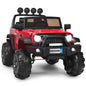 12V Kids Ride On Truck with Remote Control and Double Magnetic Door-Red Cartsfy Inc.