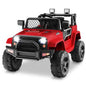 12V Kids Ride On Truck with Remote Control and Headlights-Red Cartsfy Inc.