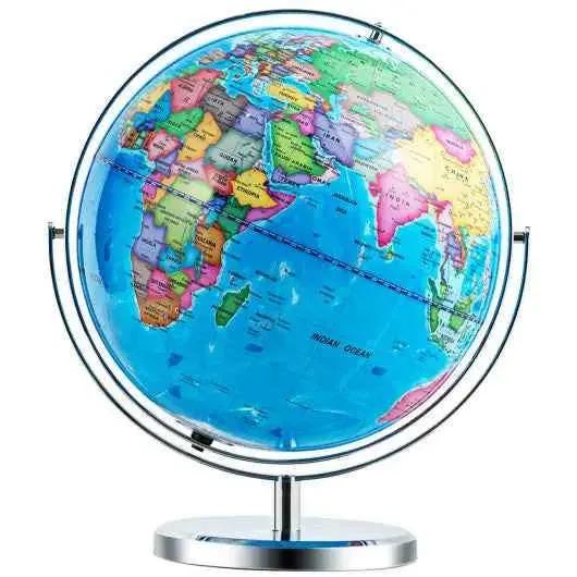 13 Inch Illuminated World Globe 720° Rotating Map with LED Light VYSN Default Title Default Title-