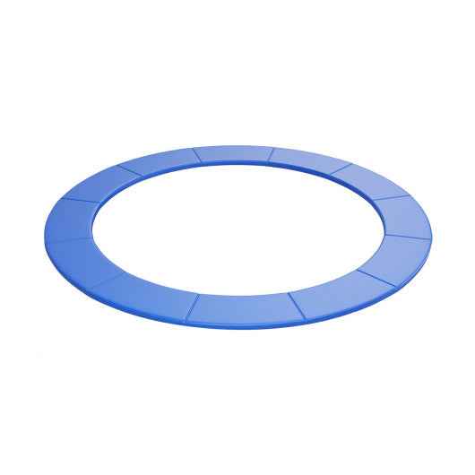 14 Feet Waterproof and Tear-Resistant Universal Trampoline Safety Pad Spring Cover-Blue Cartsfy Inc.