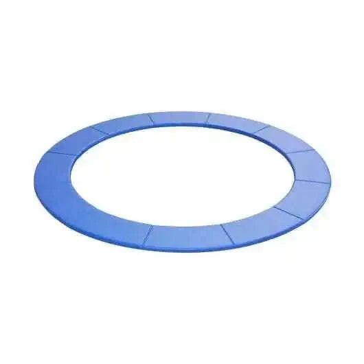 14 Feet Waterproof and Tear-Resistant Universal Trampoline Safety Pad Spring Cover-Blue Cartsfy Inc.