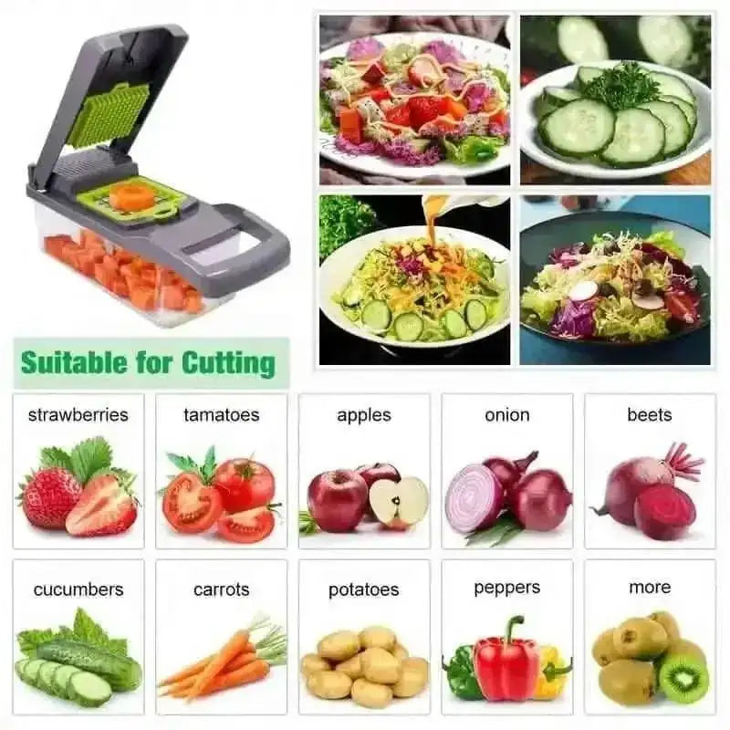 14-in-1 Kitchen Vegetable Chopper Cartsfy Inc.