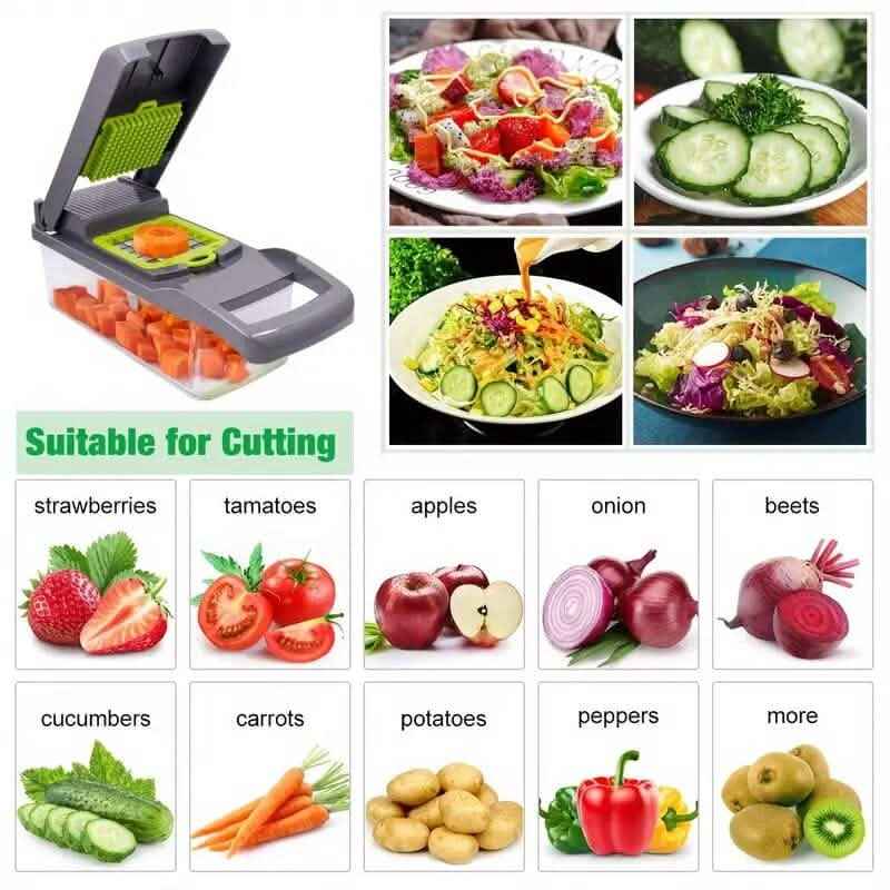 14-in-1 Kitchen Vegetable Chopper Cartsfy Inc.