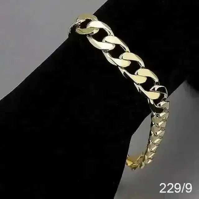 14K Gold Curb Bracelet Cartsfy Inc.