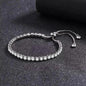 14K White Gold Tennis Bracelets with Crystals from Swarovski Adjustable DailySale Default Title Default Title-