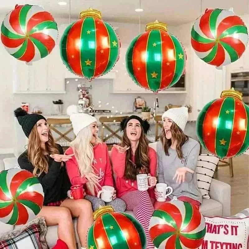 15-Pieces: Giant Shatterproof Christmas Hanging Ball Decorations