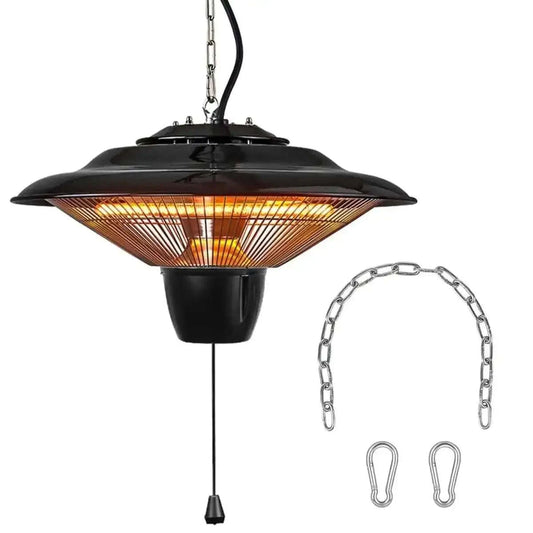 1500W Outdoor Hanging Patio Ultra-Quiet Electric Heating Lamp Cartsfy Inc.