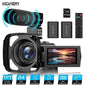 16x Zoom 1080P HD Digital Camera Bundle with 2 Batteries, 32G TF Card, Mic, Hood & Bag Cartsfy Inc.