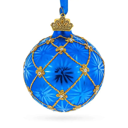Handcrafted 1897 Coronation Royal Glass Ball Christmas Ornament