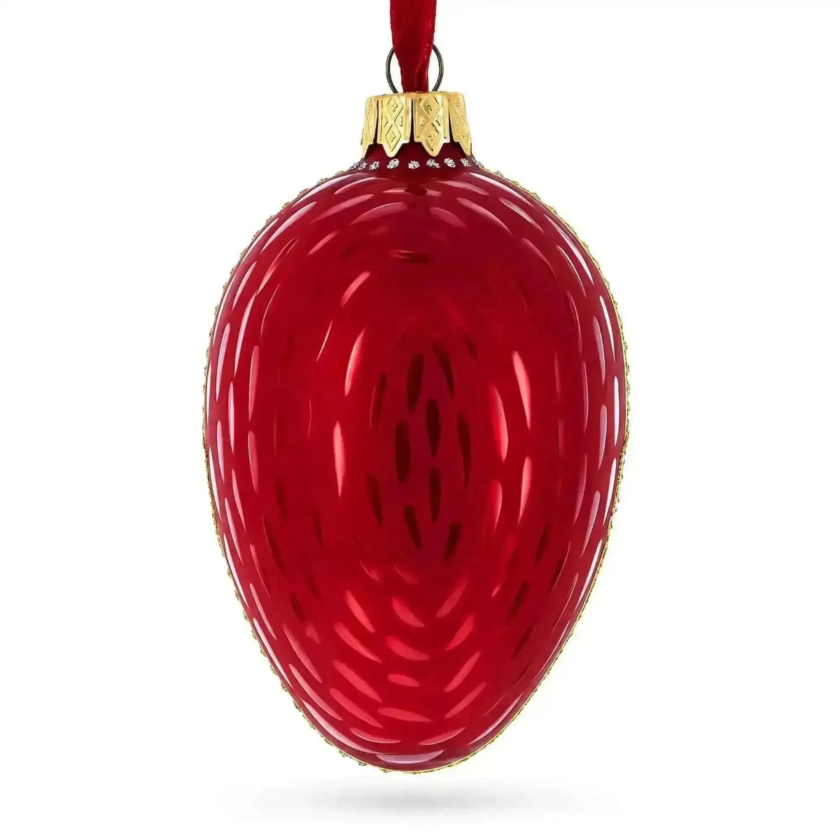 1898 Kelch Hen Royal Egg Glass Christmas Ornament 4 Inches Cartsfy Inc.