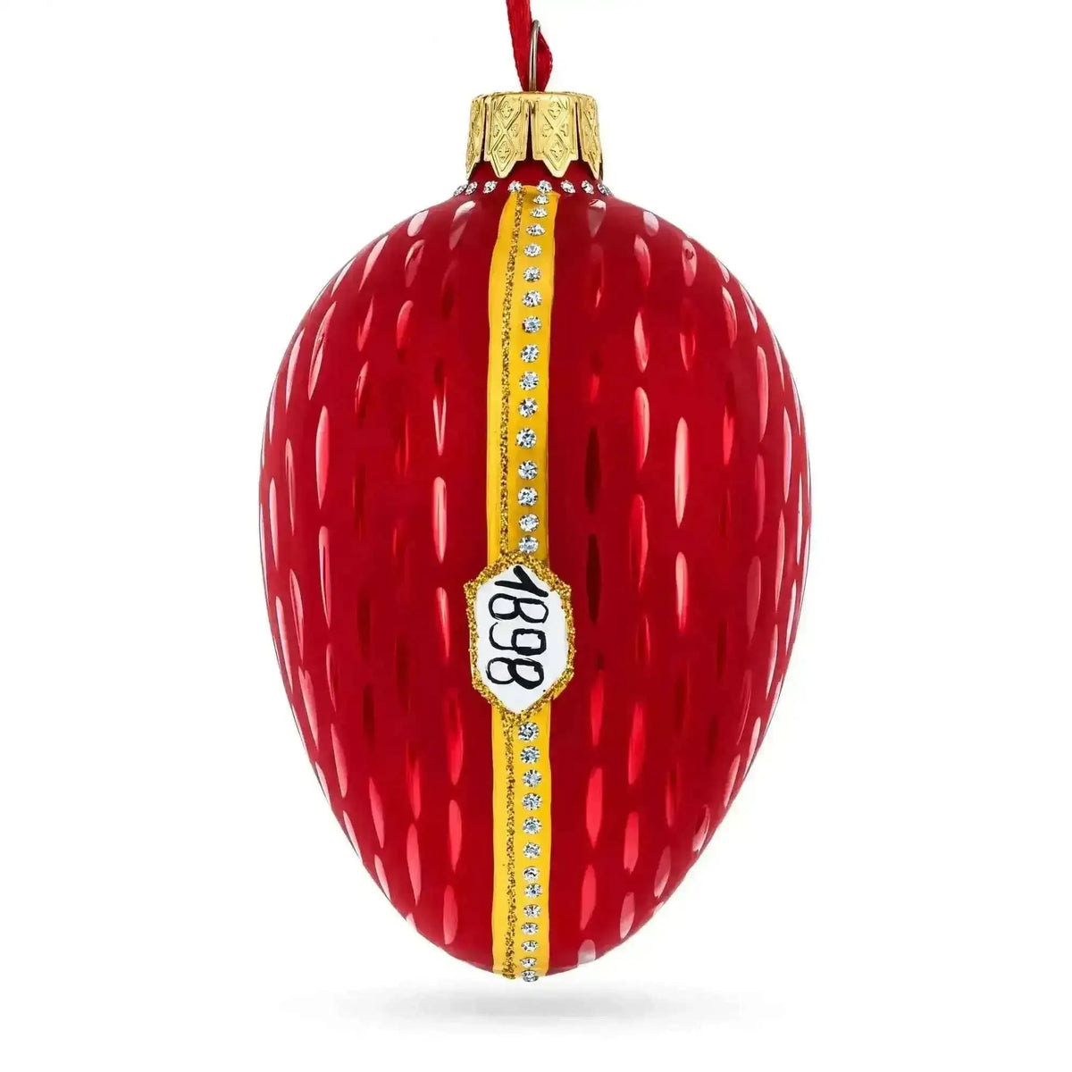 1898 Kelch Hen Royal Egg Glass Christmas Ornament 4 Inches Cartsfy Inc.