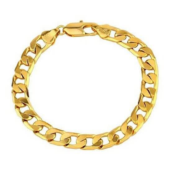 18k Gold Filled Cuban Link Bracelet Cartsfy Inc.