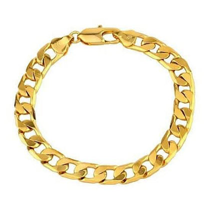 18k Gold Filled Cuban Link Bracelet Cartsfy Inc.