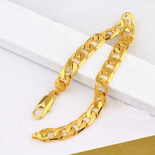 18k Gold Filled Cuban Link Bracelet Cartsfy Inc.