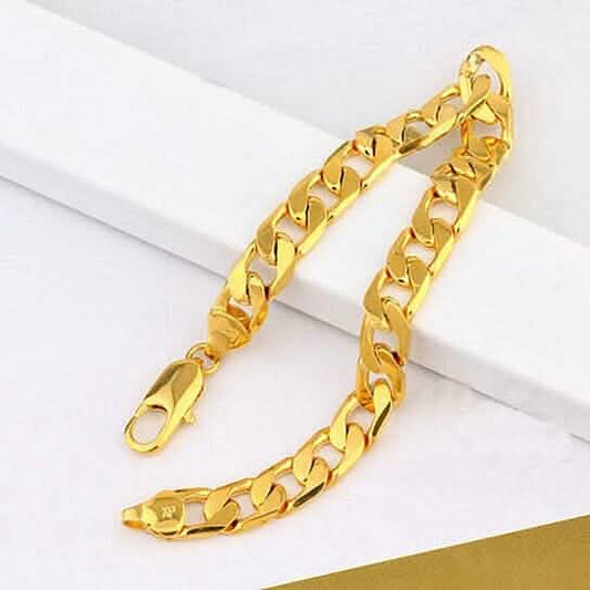 18k Gold Filled Cuban Link Bracelet Cartsfy Inc.