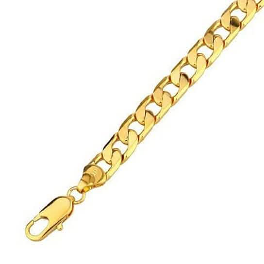 18k Gold Filled Cuban Link Bracelet Cartsfy Inc.
