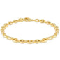 18K Gold Puff 8" Mariner Bracelet DailySale Default Title Default Title-