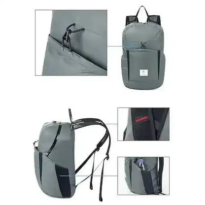 18L Hiking Backpack Lightweight Packable Backpack DailySale Navy Black Blue Navy-Black-Blue-Orange-Green-Gray-Rose Red-