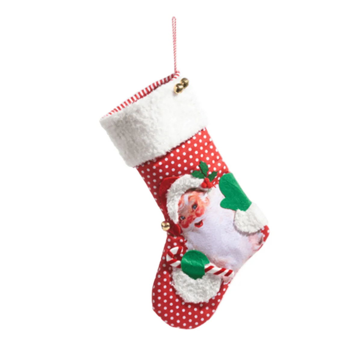 19" Retro Christmas Stocking - SNOWMAN