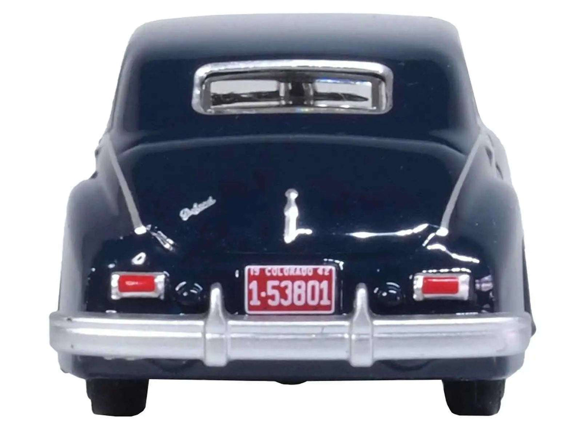 1942 Packard Clipper Touring Sedan Packard Blue 1/87 (HO) Scale Diecast Model Car by Oxford Diecast Cartsfy Inc.