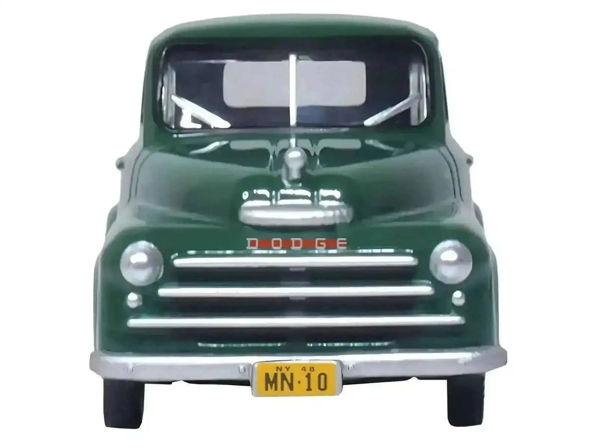 1948 Dodge B-1B Pickup Truck Green "Railway Express Agency" 1/87 (HO) Scale Diecast Model Car by Oxford Diecast Cartsfy Inc.