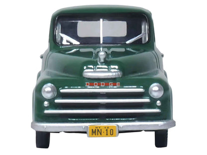 1948 Dodge B-1B Pickup Truck Green "Railway Express Agency" 1/87 (HO) Scale Diecast Model Car by Oxford Diecast Cartsfy Inc.