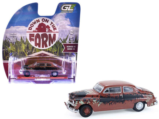 1949 Mercury Eight "Barn Find" Brown (Rusted) "Down on the Farm" Series 11 1/64 Diecast Model by Greenlight Cartsfy Inc.