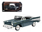 Green 1957 Chevrolet Bel Air diecast model car by Motormax, 1/24 scale
