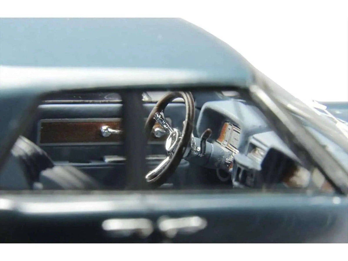 1962 Lincoln Continental Oxford Gray Metallic with Blue Interior Limited Edition to 200 pieces Worldwide 1/43 Model Car by Goldvarg Collection Miniature Motors Default Title Default Title-