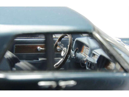1962 Lincoln Continental Oxford Gray Metallic with Blue Interior Limited Edition to 200 pieces Worldwide 1/43 Model Car by Goldvarg Collection Cartsfy Inc.