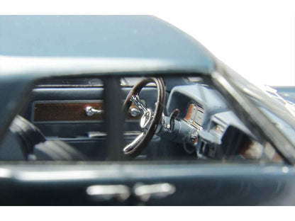 1962 Lincoln Continental Oxford Gray Metallic with Blue Interior Limited Edition to 200 pieces Worldwide 1/43 Model Car by Goldvarg Collection Miniature Motors Default Title Default Title-