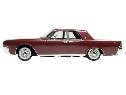 1962 Lincoln Continental Royal Red Metallic with Red Interior Limited Edition to 200 pieces Worldwide 1/43 Model Car by Goldvarg Collection Cartsfy Inc.