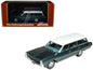1964 Pontiac Safari Gulfstream Aqua Metallic with White Top and Blue Interior Limited Edition to 200 pieces Worldwide 1/43 Model Car by Goldvarg Collection Miniature Motors Default Title Default Title-
