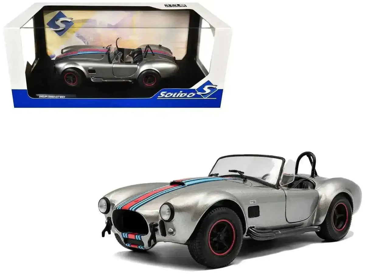 1965 Shelby Cobra 427 MKII Diecast Model Car - Gray Metallic