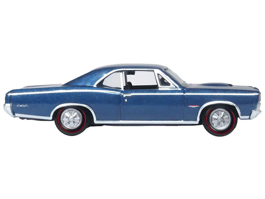 1966 Pontiac GTO Fontaine Blue Metallic 1/87 (HO) Scale Diecast Model Car by Oxford Diecast Cartsfy Inc.
