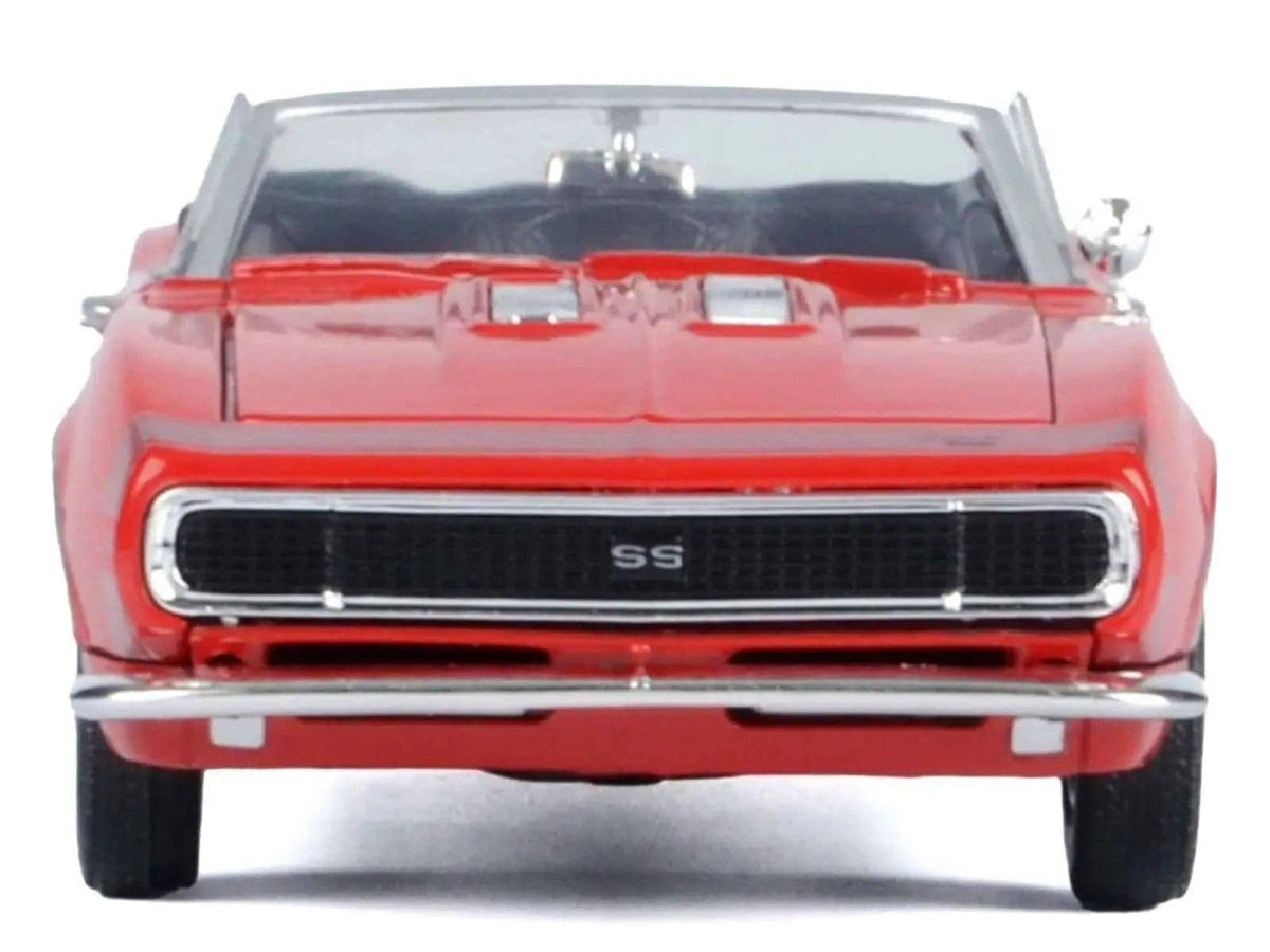 1967 Chevrolet Camaro SS Convertible Burgundy 1/24 Diecast Model Car by Motormax Miniature Motors Default Title Default Title-