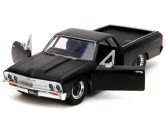 1967 Chevrolet El Camino Matt Black "Fast & Furious" Series 1/32 Diecast Model Car by Jada Cartsfy Inc.