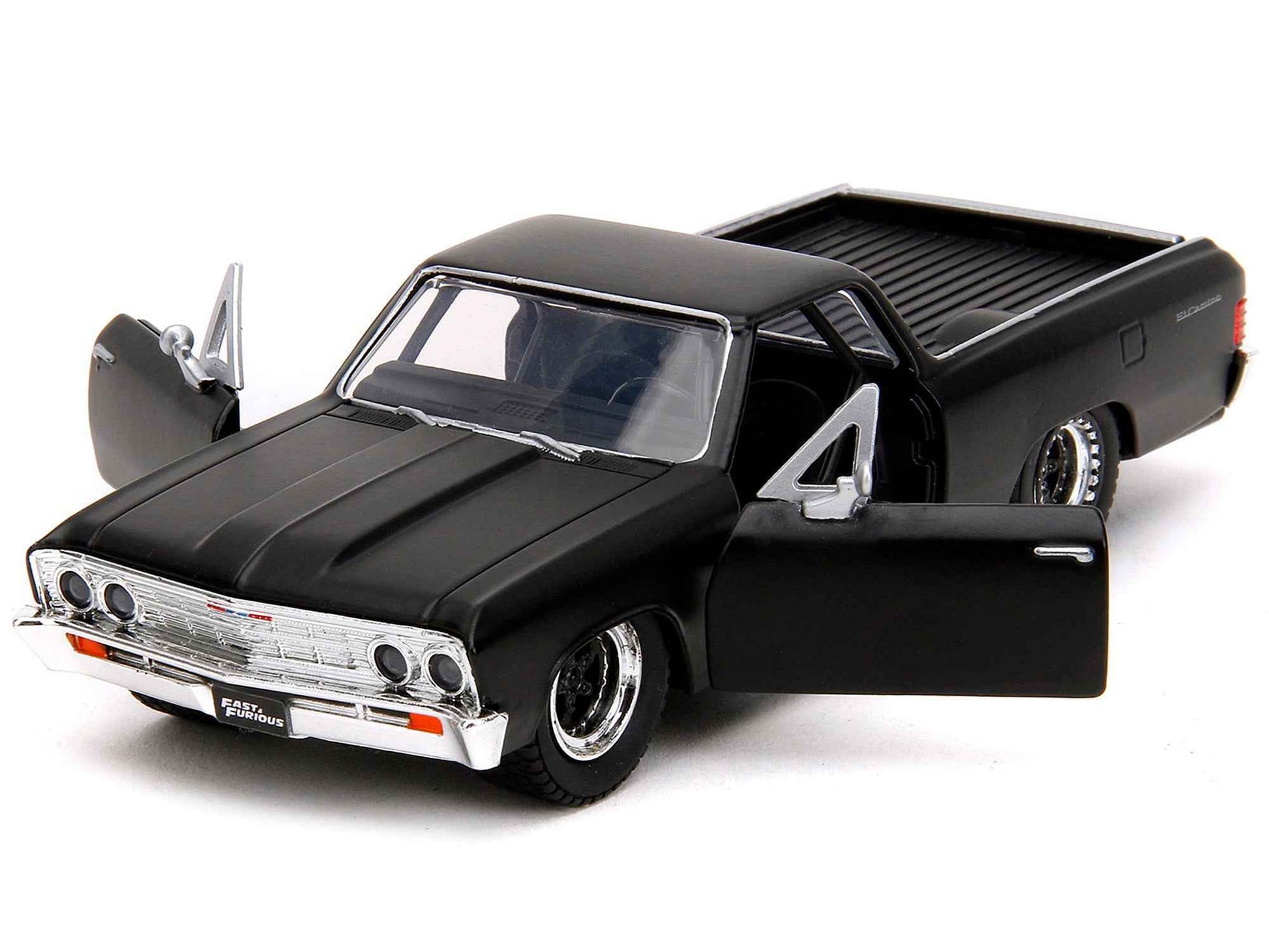 1967 Chevrolet El Camino Matt Black "Fast & Furious" Series 1/32 Diecast Model Car by Jada Cartsfy Inc.
