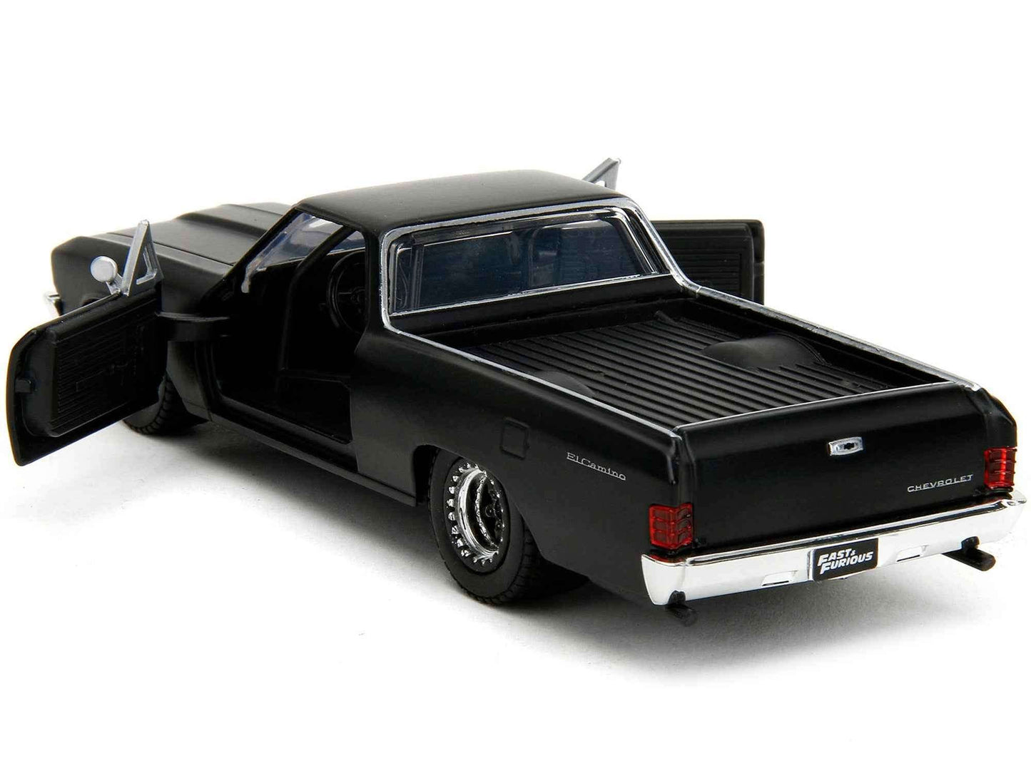 1967 Chevrolet El Camino Matt Black "Fast & Furious" Series 1/32 Diecast Model Car by Jada Cartsfy Inc.