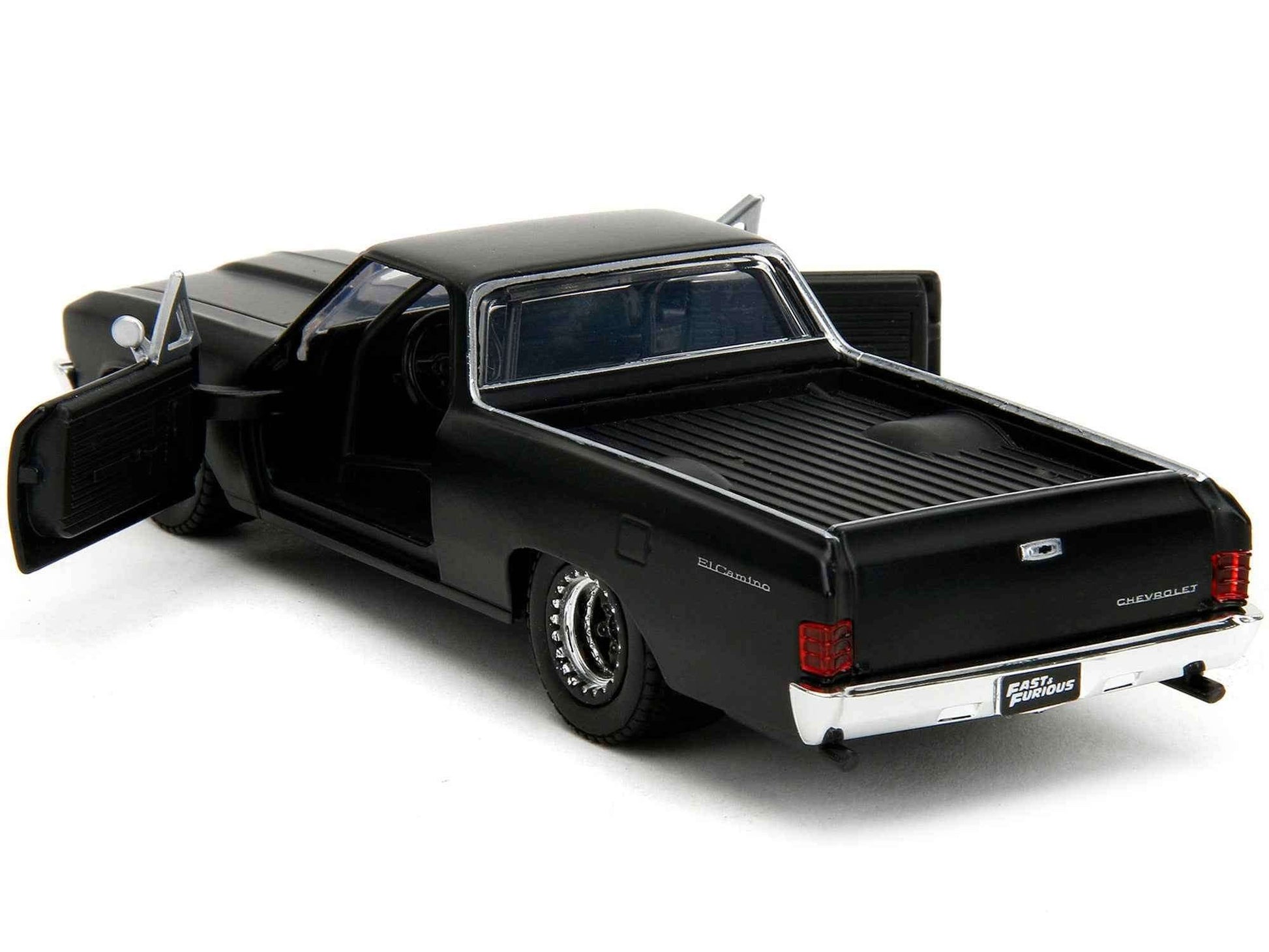 1967 Chevrolet El Camino Matt Black "Fast & Furious" Series 1/32 Diecast Model Car by Jada Cartsfy Inc.