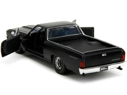 1967 Chevrolet El Camino Matt Black "Fast & Furious" Series 1/32 Diecast Model Car by Jada Cartsfy Inc.