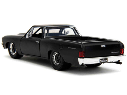 1967 Chevrolet El Camino Matt Black "Fast & Furious" Series 1/32 Diecast Model Car by Jada Cartsfy Inc.