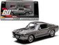 1967 Ford Mustang Custom "Eleanor" Gray Metallic with Black Stripes "Gone in 60 Seconds" (2000) Movie 1/43 Diecast Model Car by Greenlight Cartsfy Inc.