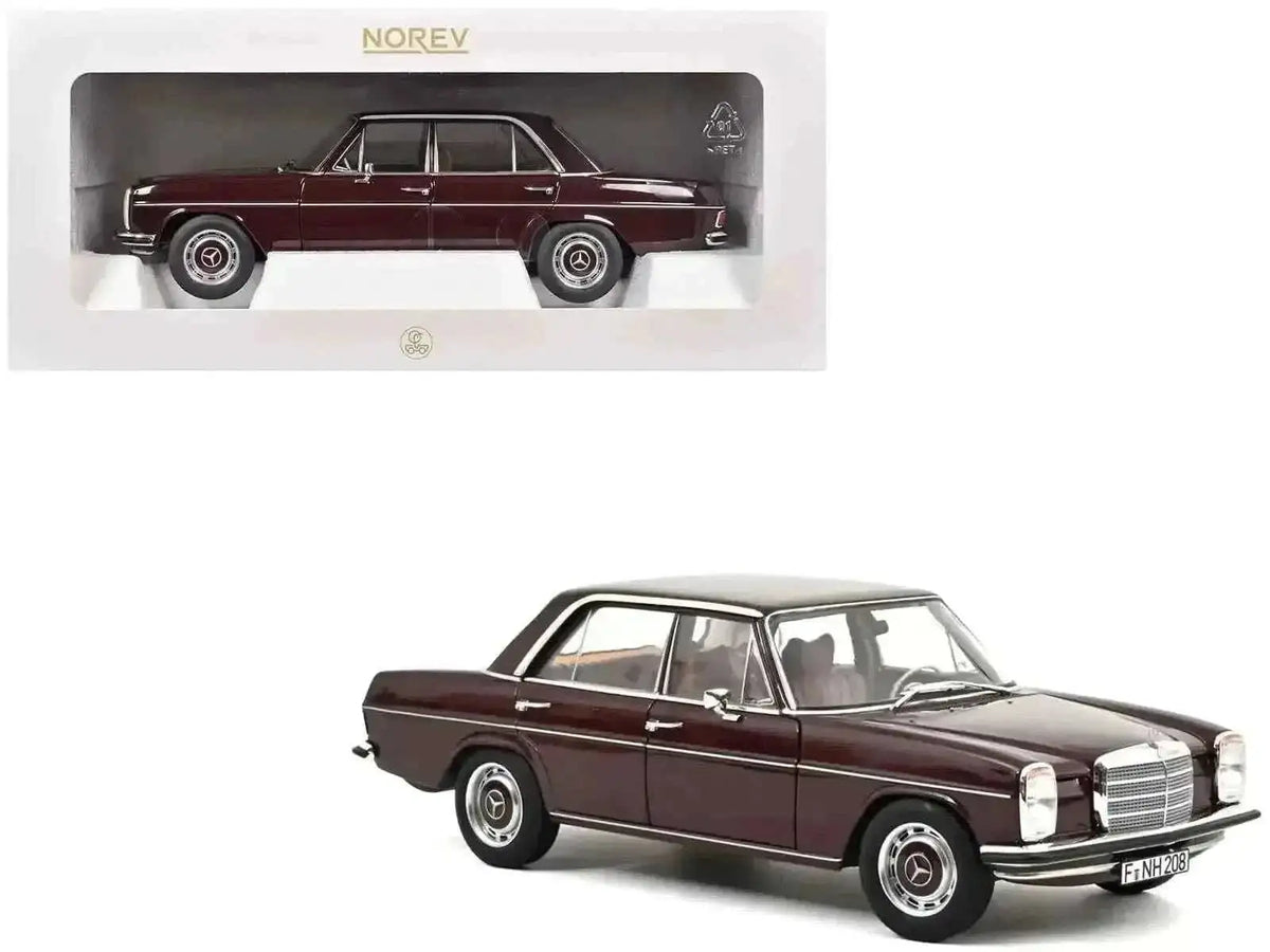 1968 Mercedes-Benz 200 Dark Red Brown 1/18 Diecast Model Car