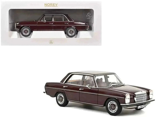 1968 Mercedes-Benz 200 Dark Red Brown 1/18 Diecast Model Car