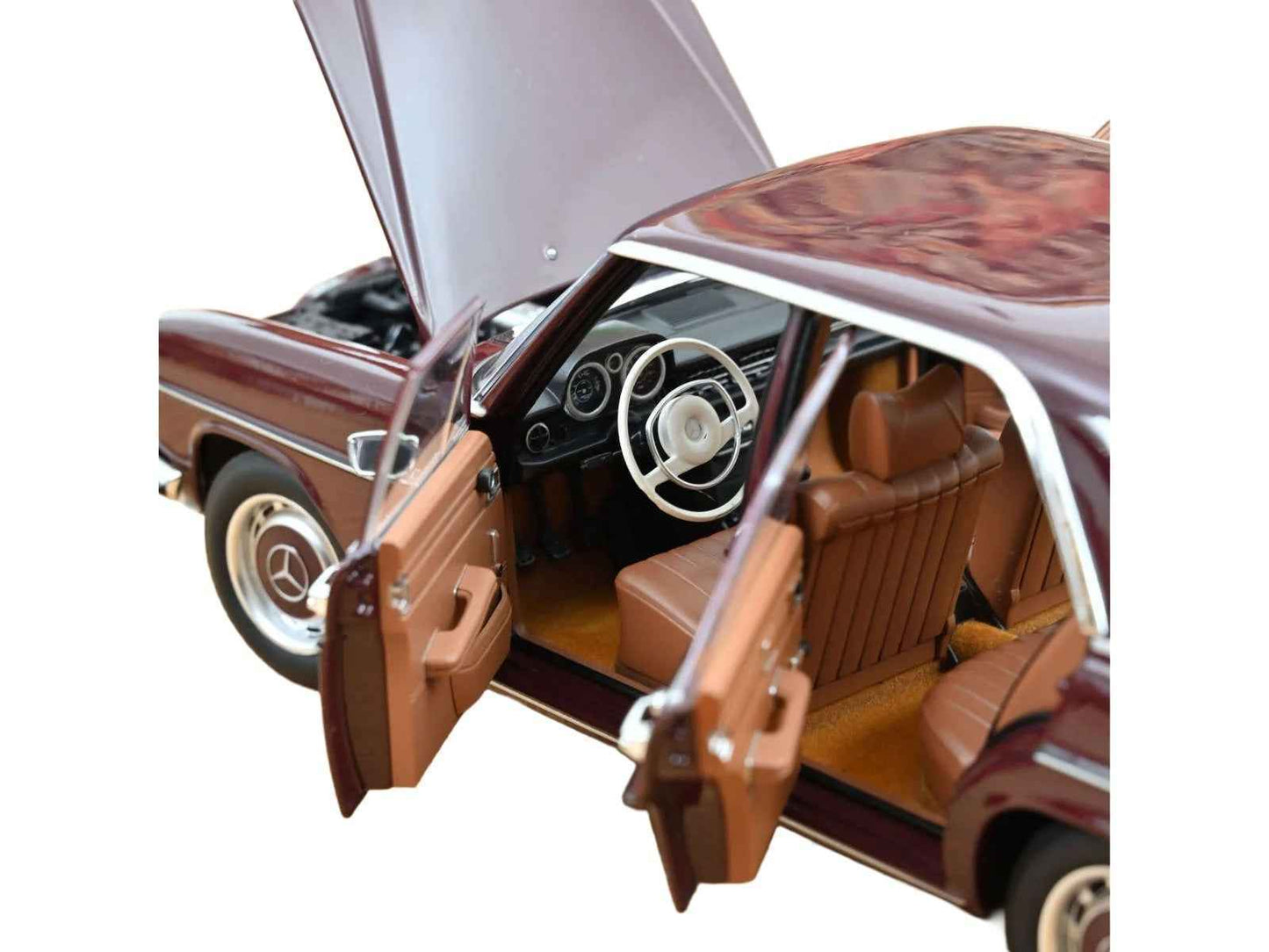 1968 Mercedes-Benz 200 Dark Red Brown 1/18 Diecast Model Car by Norev Cartsfy Inc.